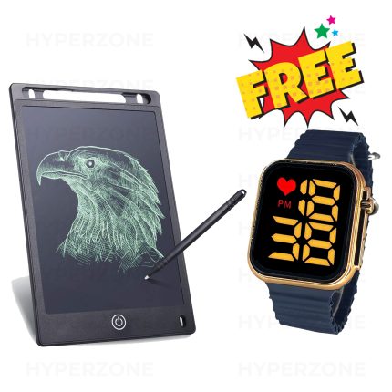 LCD Writing Tablet with Free Watch